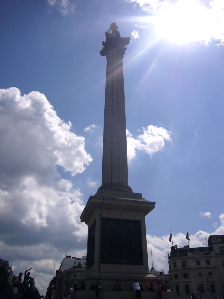 Nelson`s Column, at Trafalgar Square