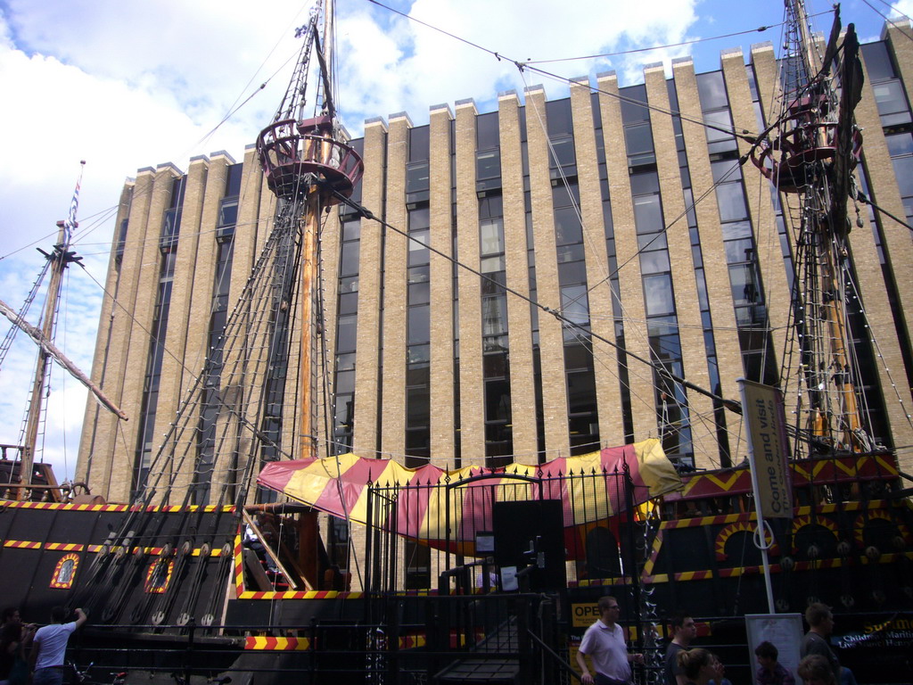 Galleon `The Golden Hind` at the Bankside