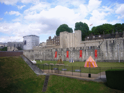 The west side of the Tower of London