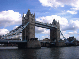 The Tower Bridge over the Thames river