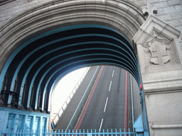 The Tower Bridge during a lift