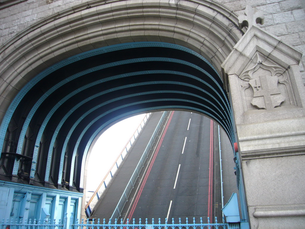 The Tower Bridge during a lift