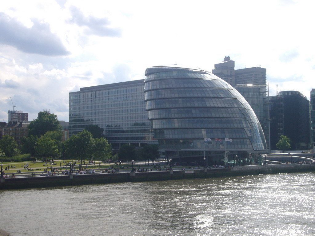 The City Hall, viewed from the Tower Bridge