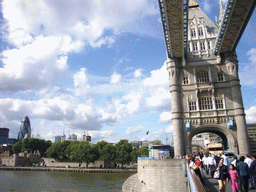 The Tower Bridge, the Tower of London and 30 St. Mary Axe