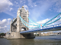 The Tower Bridge over the Thames river