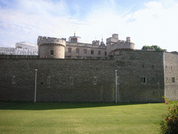 The east side of the Tower of London