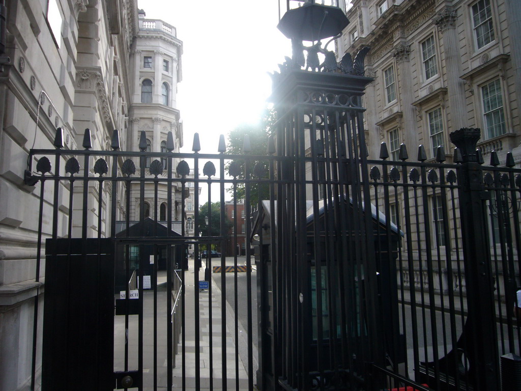 Entrance to Downing Street, from Whitehall