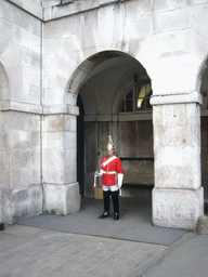Guard at the Horse Guards building