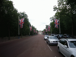 The Mall, with the Victoria Memorial and Buckingham Palace