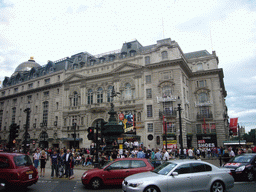 Piccadilly Circus, with the Shaftesbury Monument Memorial Fountain and the Lillywhites store