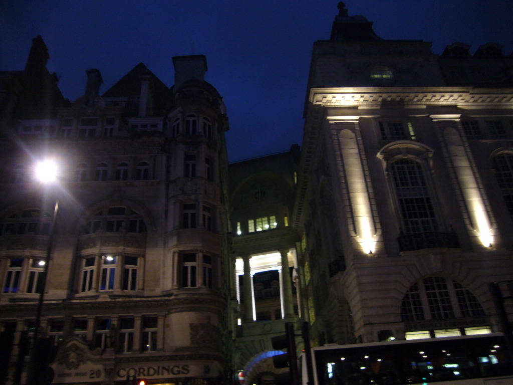 Air Street, from Piccadilly, by night