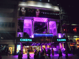 The Empire cinema at Leicester Square, by night