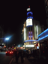 The Prince of Wales Theatre in Coventry Street, by night