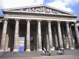 The front of the British Museum
