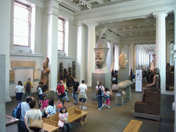 The Department of Ancient Egypt and Sudan of the British Museum, with the Colossal Granite head of Amenhotep III