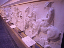 Part of the west frieze of the Parthenon, in the British Museum