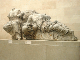 Left side of the east pediment of the Parthenon, in the British Museum