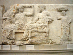 Part of the east frieze of the Parthenon, in the British Museum