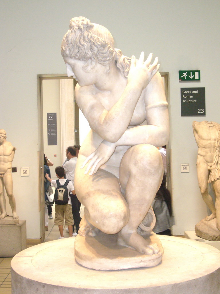 Marble statue of Aphrodite, in the British Museum