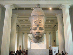 The Colossal Granite head of Amenhotep III, in the British Museum