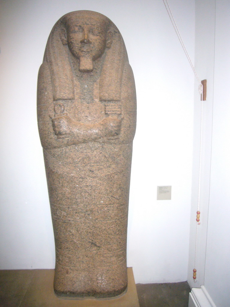 Granite sarcophagus of Pahemnetjer, in the British Museum
