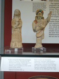 Female terracotta figurines from Cyprus, in the British Museum