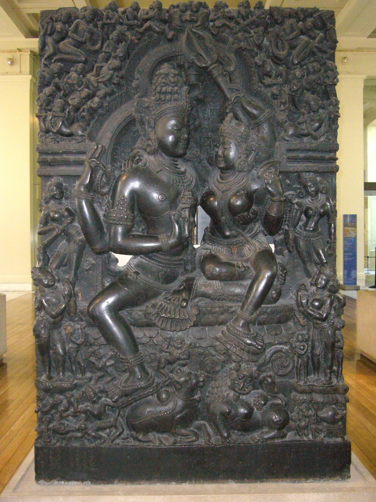 East-asian stone relief, in the British Museum