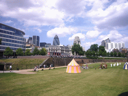 The Tower Hill, with Ten Trinity Square and 30 St. Mary Axe