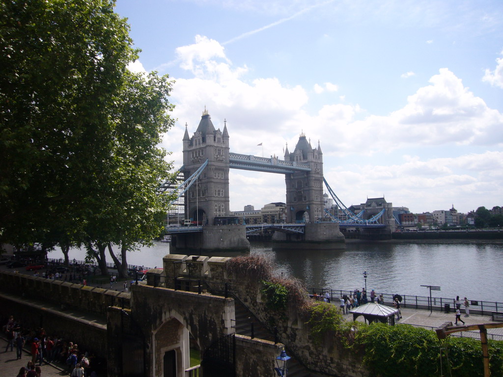 The Tower Bridge, from the walls of the Tower of London