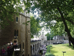 The Tower Green, the Lanthorn Tower and the Wakefield Tower at the Tower of London