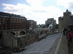 The Tower Bridge and the Salt Tower at the Tower of London