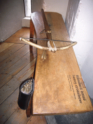 Heavy crossbow in the Broad Arrow Tower at the Tower of London