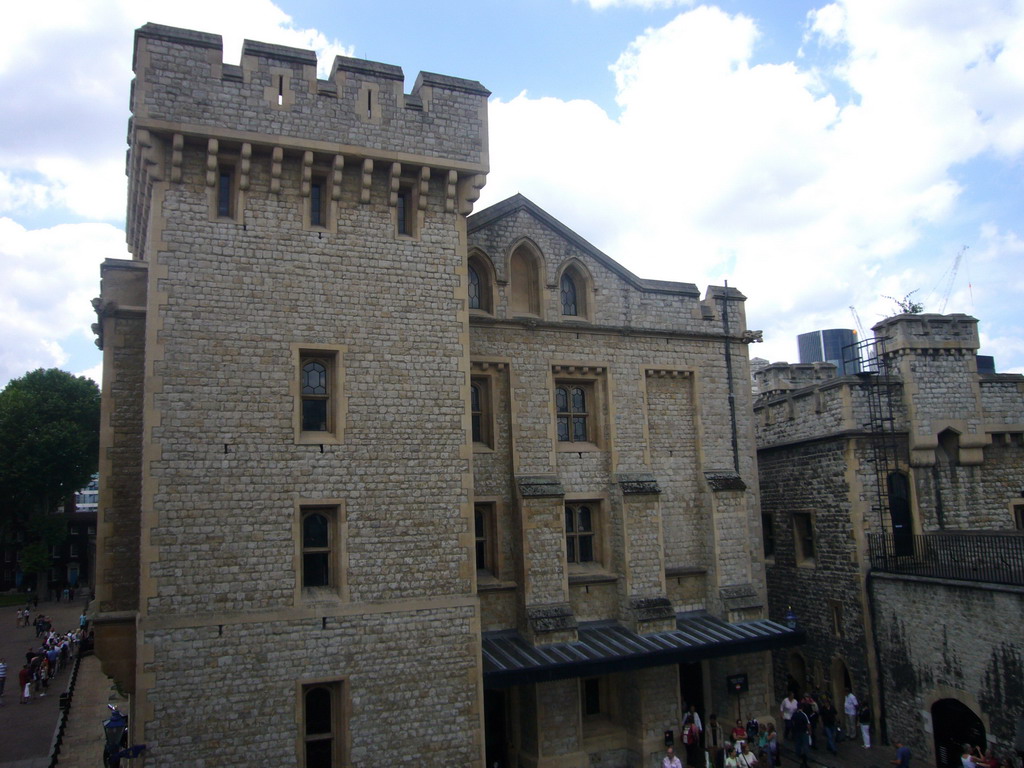 The right side of the Jewel House, from the walls of the Tower of London