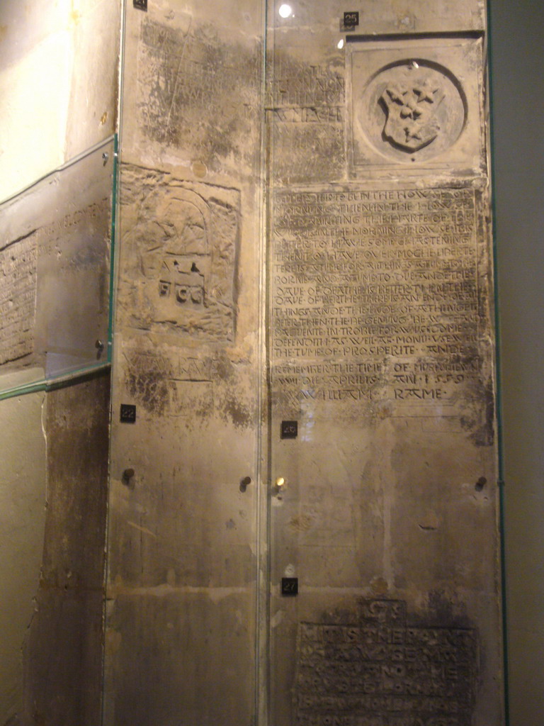 Inscriptions in the Beauchamp Tower at the Tower of London