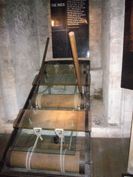 Torture rack in the Wakefield Tower at the Tower of London