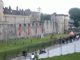 The west side at the Tower of London