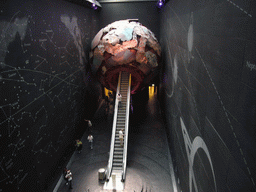 The Earth Hall of the Natural History Museum, viewed from above