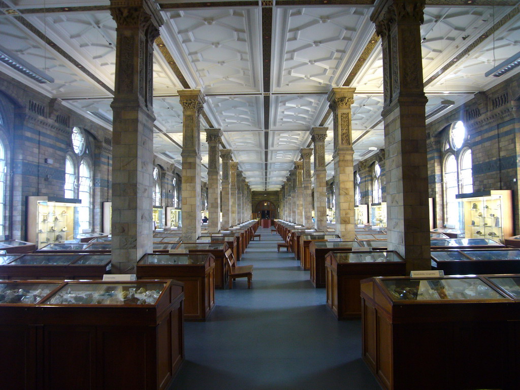 The Minerals Gallery of the Natural History Museum