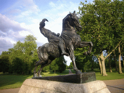 The statue `Physical Energy` by George Frederic Watts, in Kensington Gardens