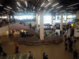 Interior of the Departures Hall of Schiphol Airport