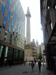 Fish Street Hill and the Monument to the Great Fire of London