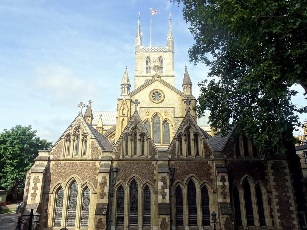 The east side of the Southwark Cathedral