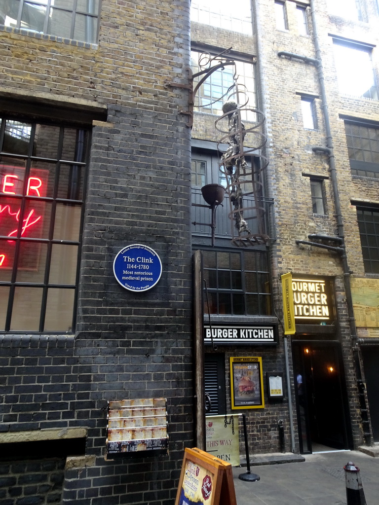 Front of the Clink Prison Museum at Clink Street