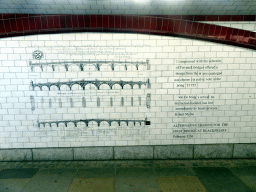 Drawings of the alternative designs for the first Blackfriars Bridge, under the Blackfriars Bridge over the Thames river