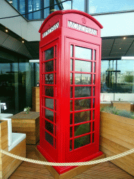 Telephone box at the Upper Ground
