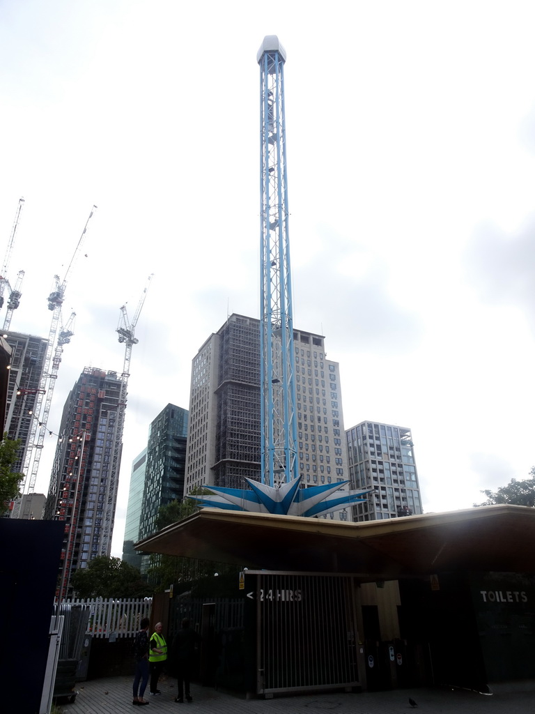 StarFlyer attraction at the London Wonderground funfair at the Queen`s Walk