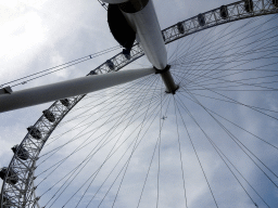The London Eye, viewed from the Queen`s Walk