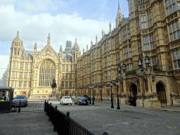 The Old Palace Yard with the Palace of Westminster and the Equestrian Statue of King Richard I