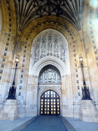 Interior of the Ground Floor of the Victoria Tower at the Palace of Westminster