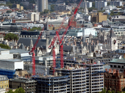 The Royal Courts of Justice, viewed from capsule 17 of the London Eye